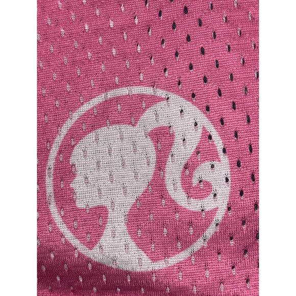 Barbie Malibu Women’s Cropped Football #59 Shirt Jersey Size Large Pink - Picture 5 of 10